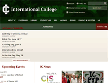 Tablet Screenshot of ic.edu.lb