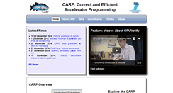 Desktop Screenshot of carp.doc.ic.ac.uk