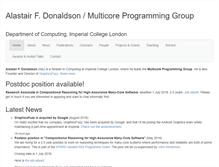 Tablet Screenshot of multicore.doc.ic.ac.uk